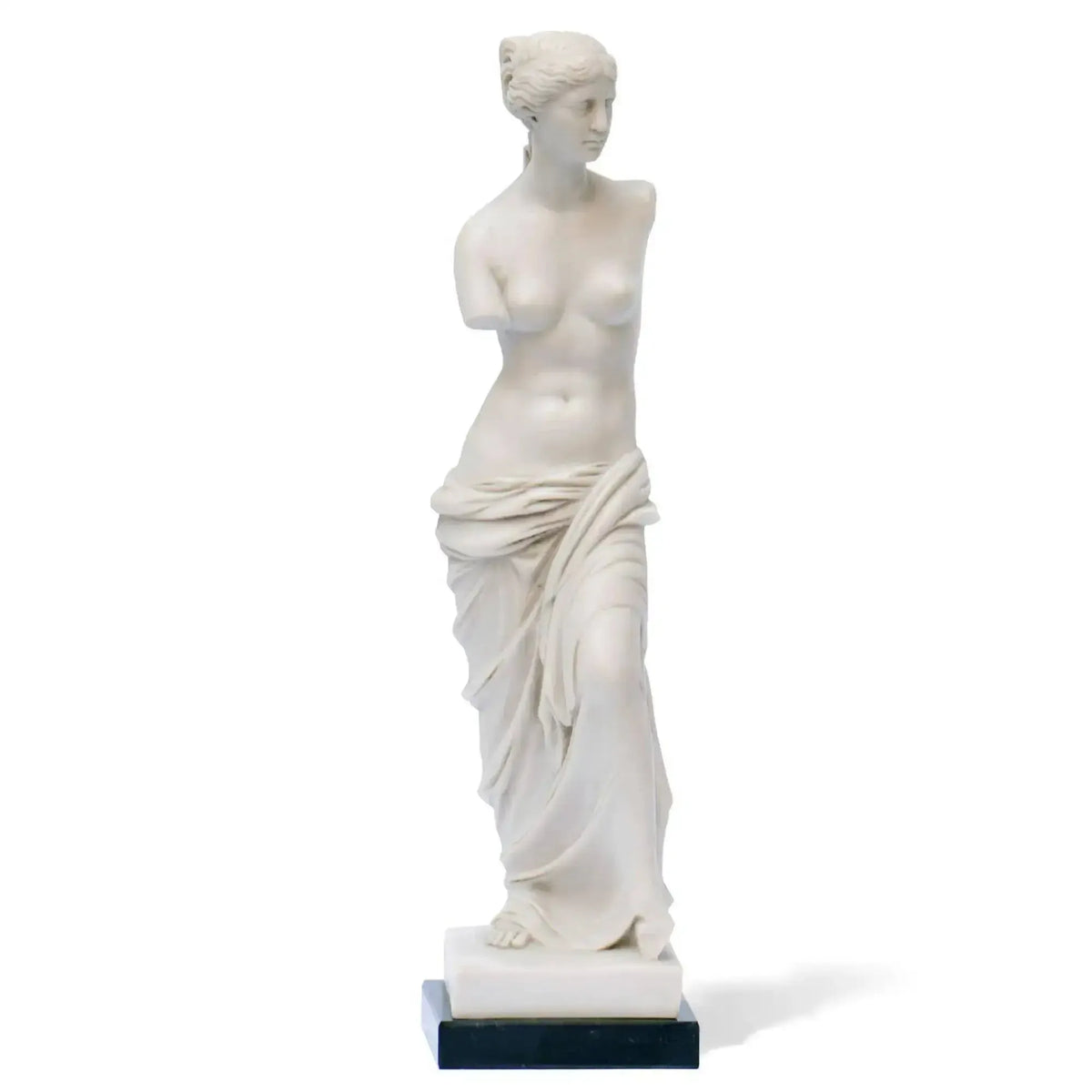 Riproduzione della Venere di Milo - Statua in Marmo 39 cm vista frontale 