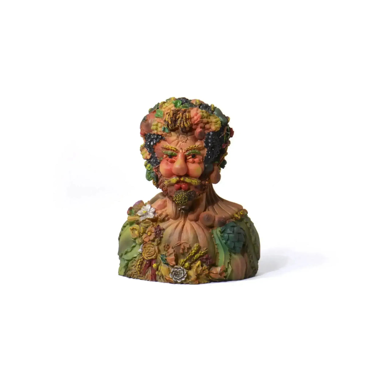 Arcimboldo Vertumnus, three-dimensional reproduction of the fruit painting.