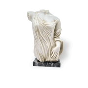 Female marble torso
