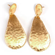 925 Satin Silver Pendant Earrings