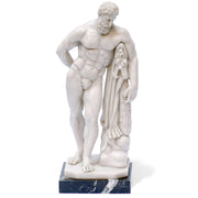 Hercules Farnese Marble Statue 10,2"H (26cm)