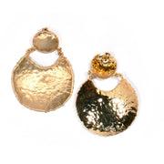 Slave silver plated earrings