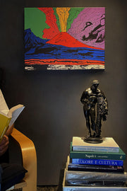 Tela Vesuvius Andy Warhol varie misure 45x60 cm cm