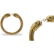Armilla a Corpo di Serpente di Ercolano Bracciale Argento 925 placcato Oro 18K - Museum-Shop.it