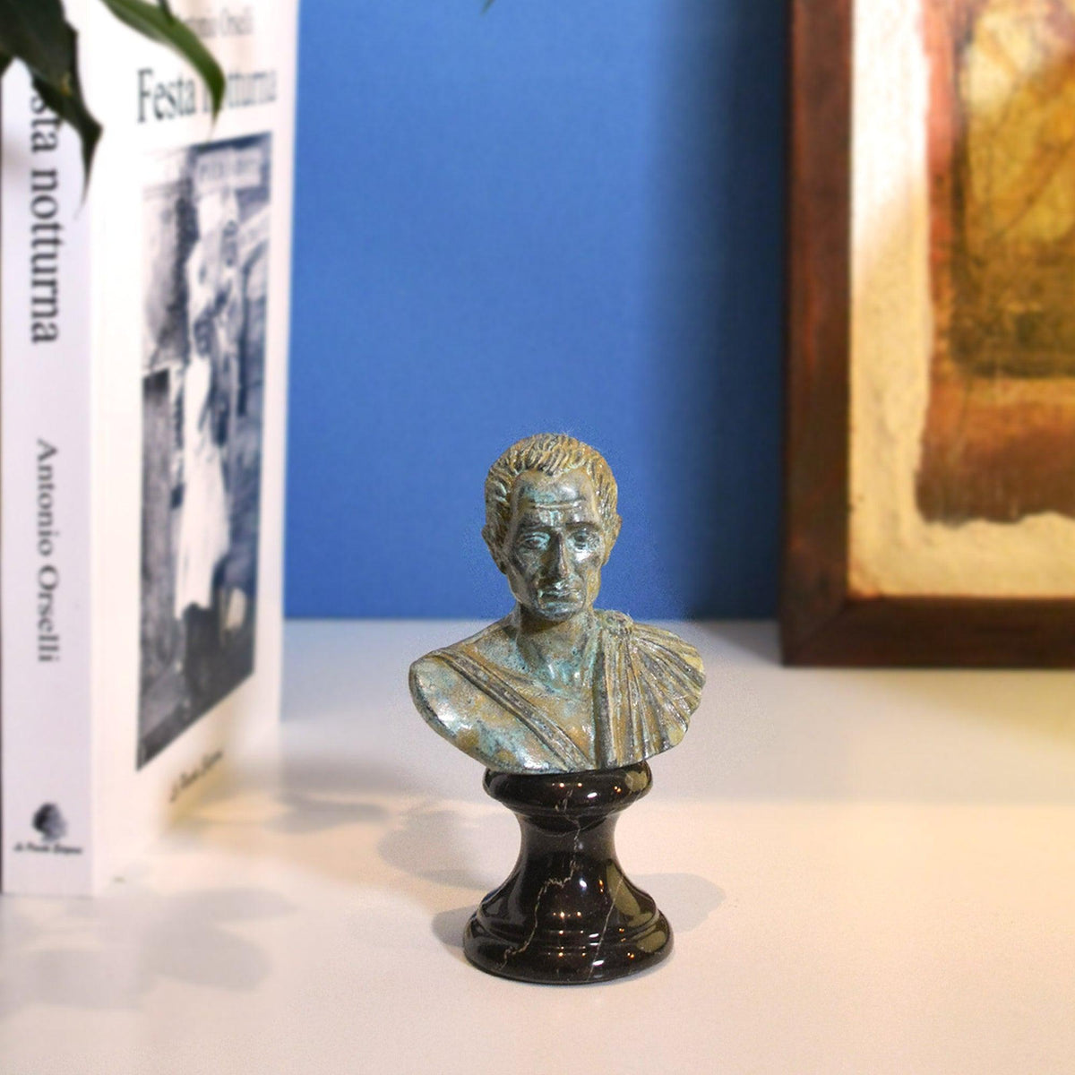 Giulio Cesare - Statuetta in Bronzo 11 cm
