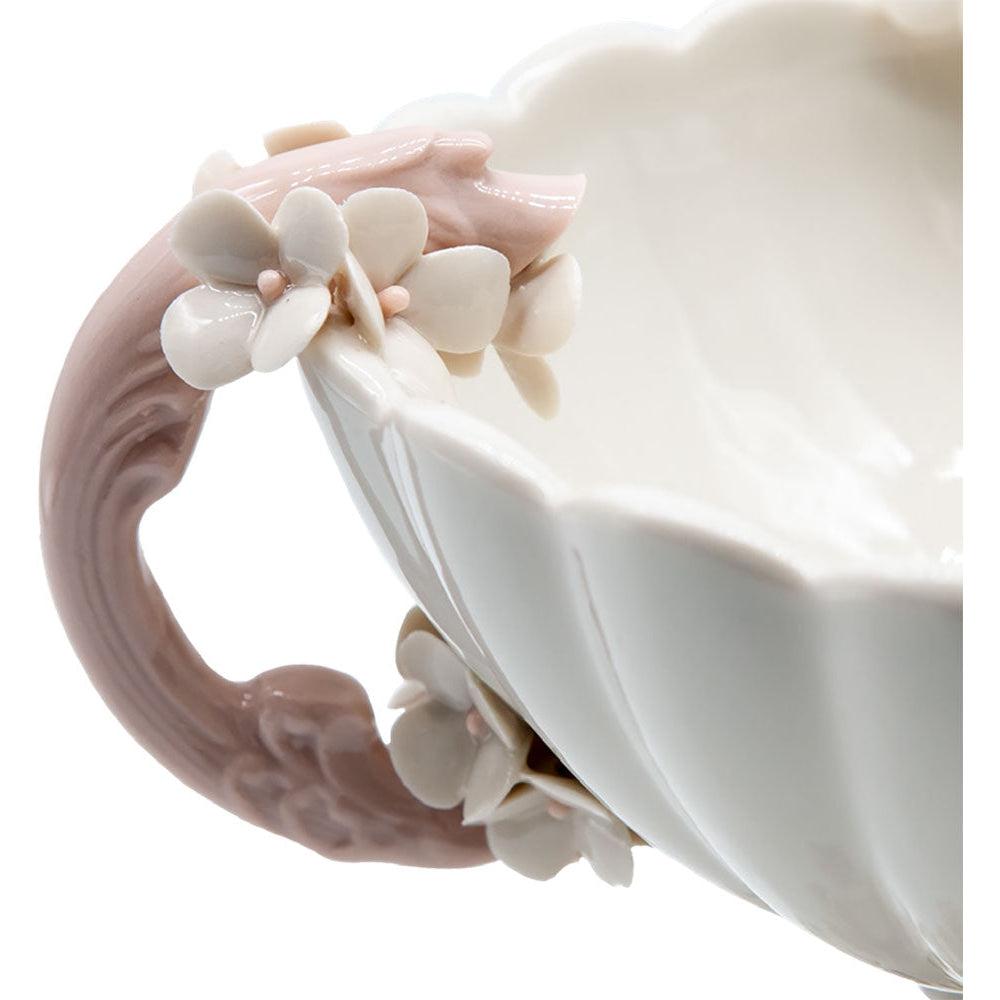 Centro de mesa de porcelana fina con flores | Tienda del Museo Italia