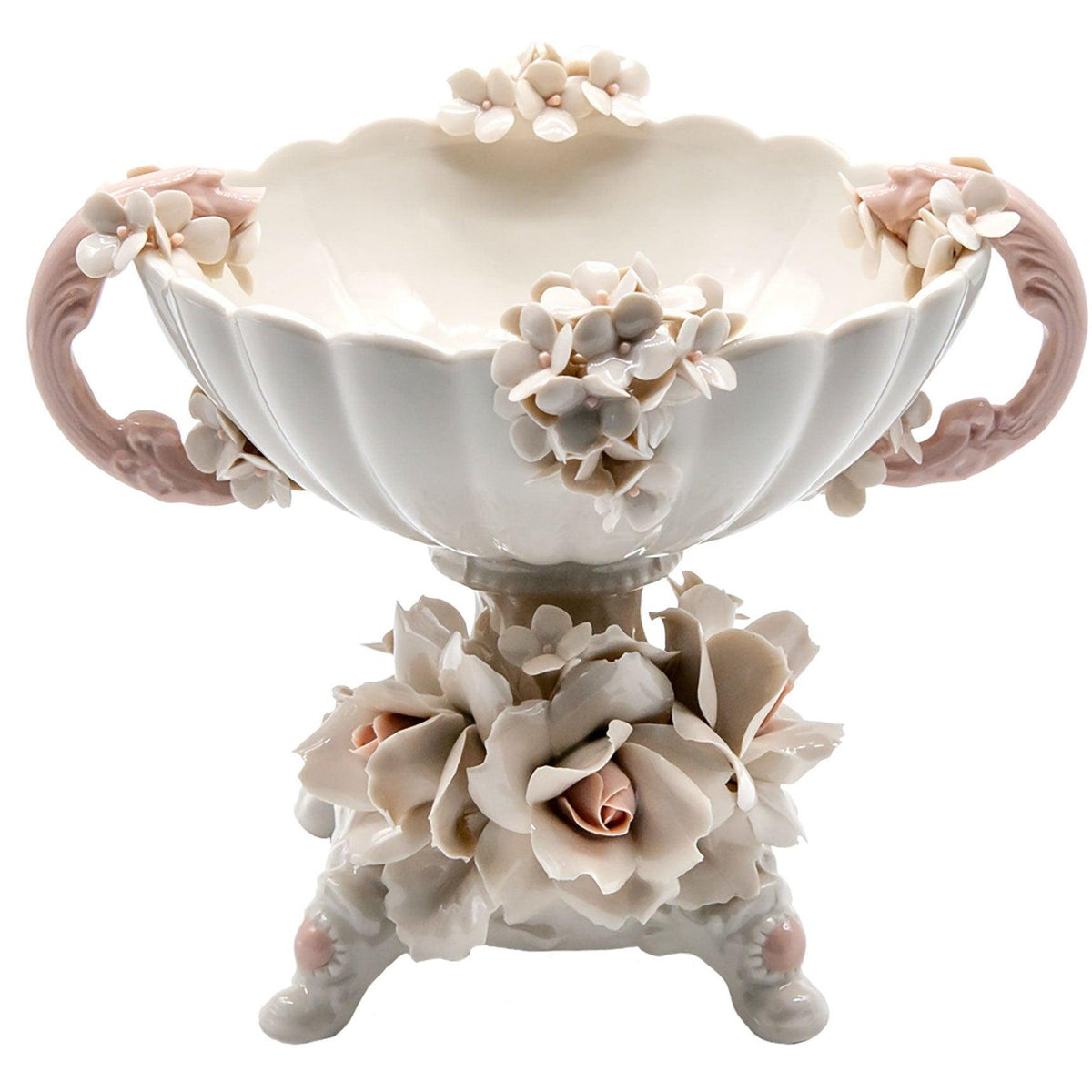 Centro de mesa de porcelana fina con flores | Tienda del Museo Italia