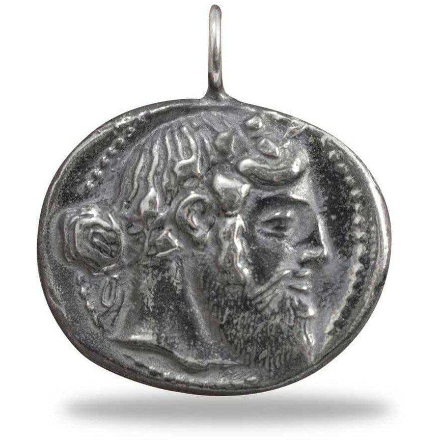 Large Naxos Tetradrachm Coin Pendant - Museum Shop Italy