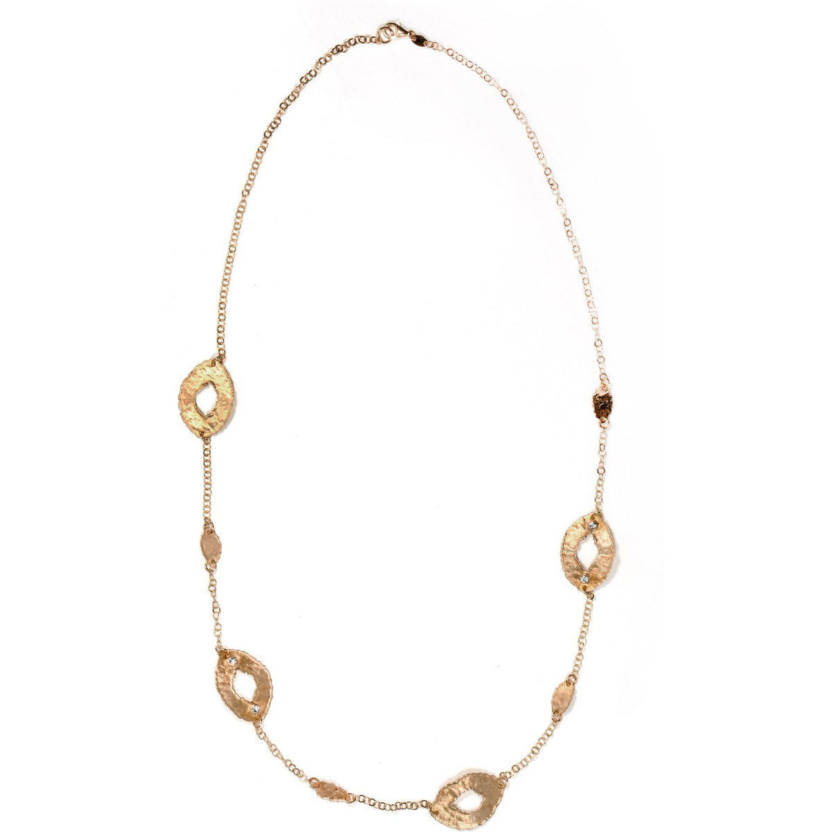 Slave-style silver necklace 925