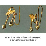 Crotalia Orecchini di Pompei a tre pendenti - Museum-Shop.it