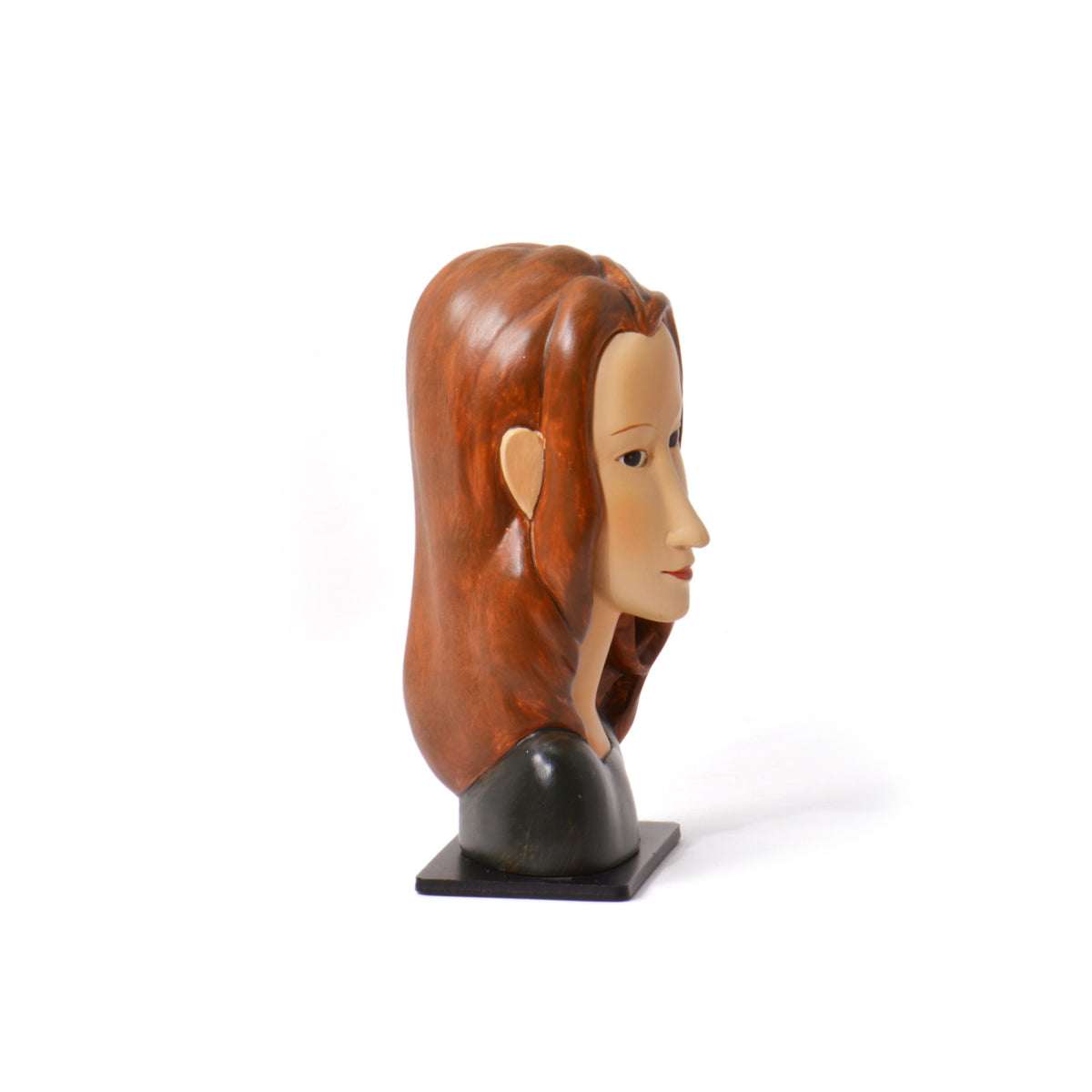 Busto di Jeanne Hébuterne da Modigliani, con volto rivolto a destra