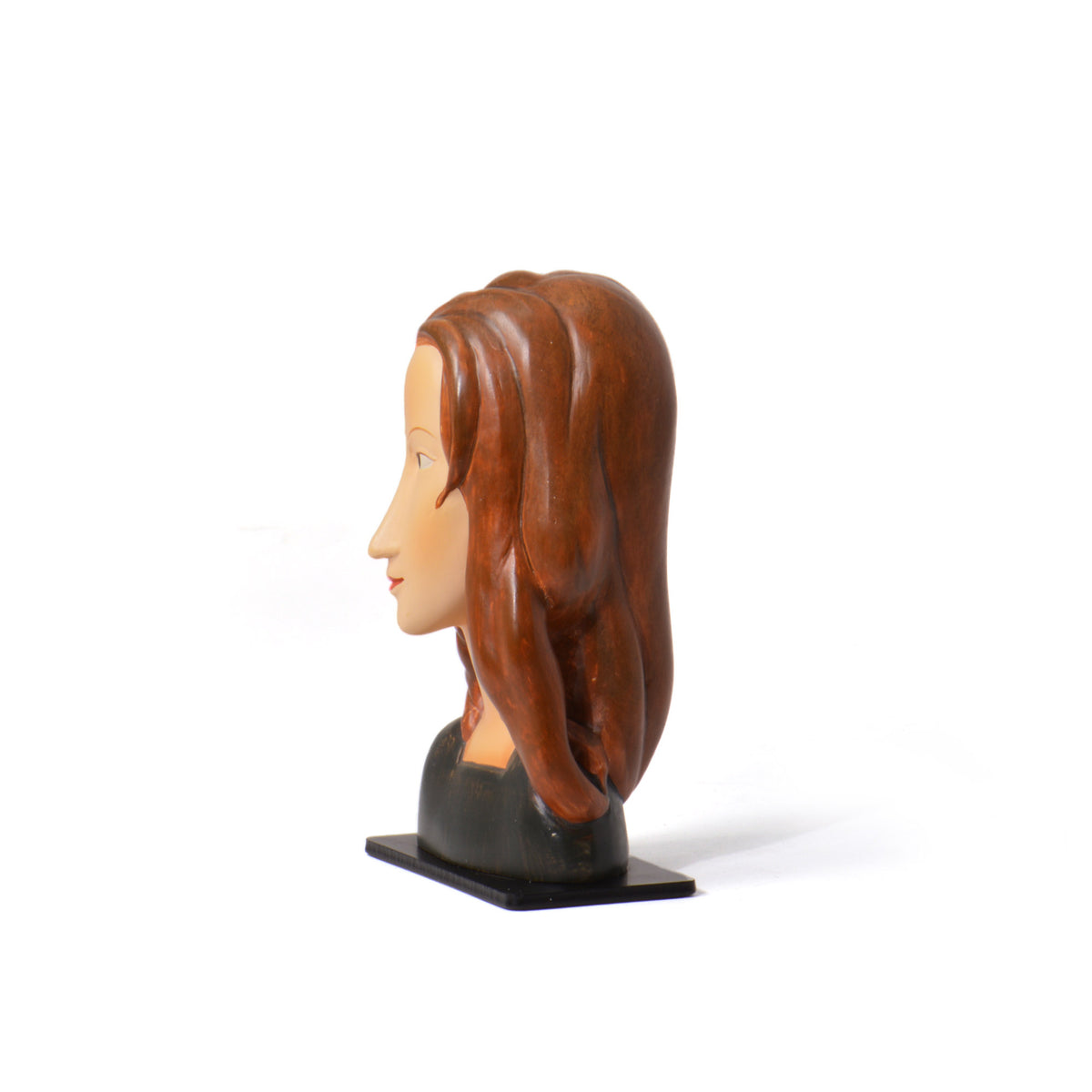 Busto di Jeanne Hébuterne da Modigliani, con volto rivolto a sinistra