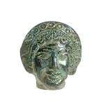 Mini Máscara Etrusca - Estatuilla de bronce