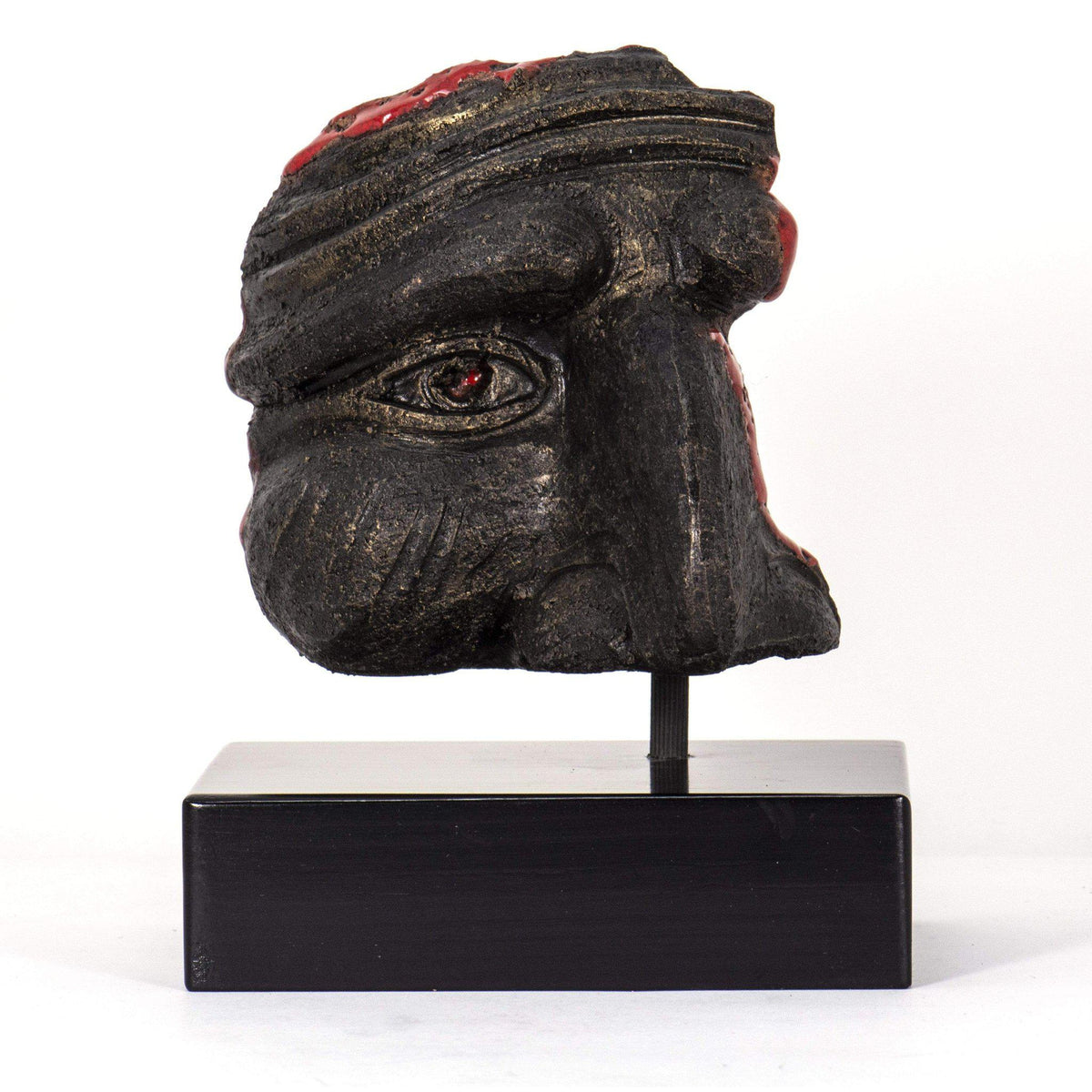 Máscara Pulcinella en Piedra Lavica