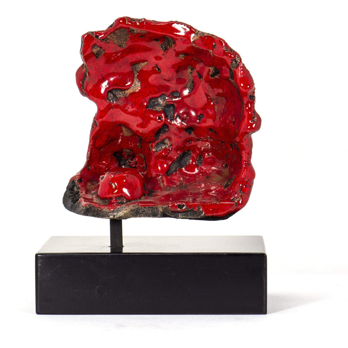 Máscara Pulcinella en Piedra Lavica
