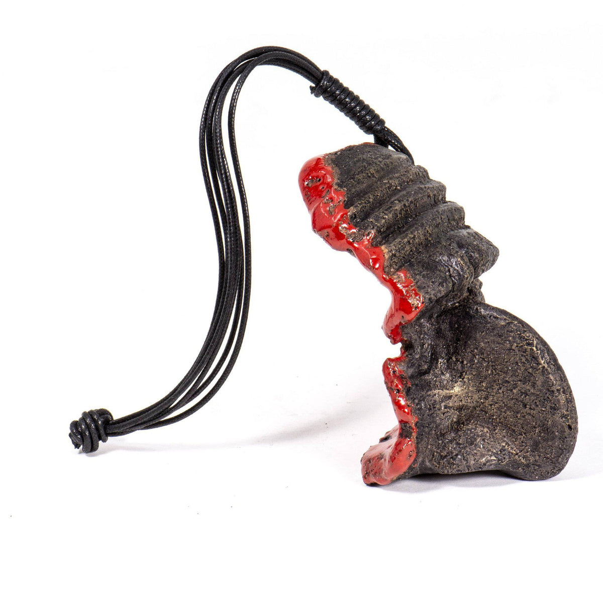 Máscara Pulcinella en Piedra Lavica