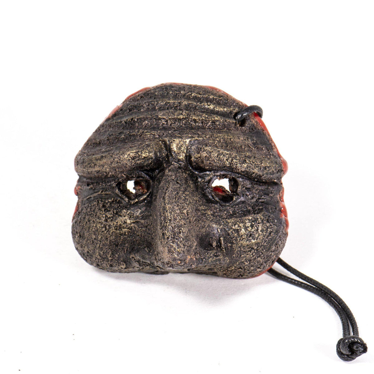Máscara Pulcinella en Piedra Lavica