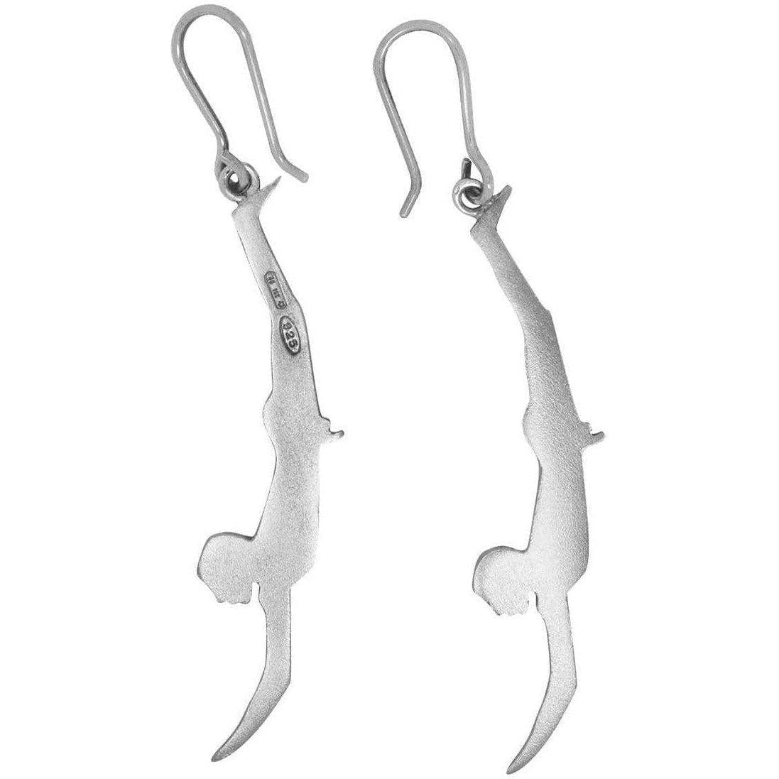 Diver Earrings in 925 Silver - Museum Shop Italy