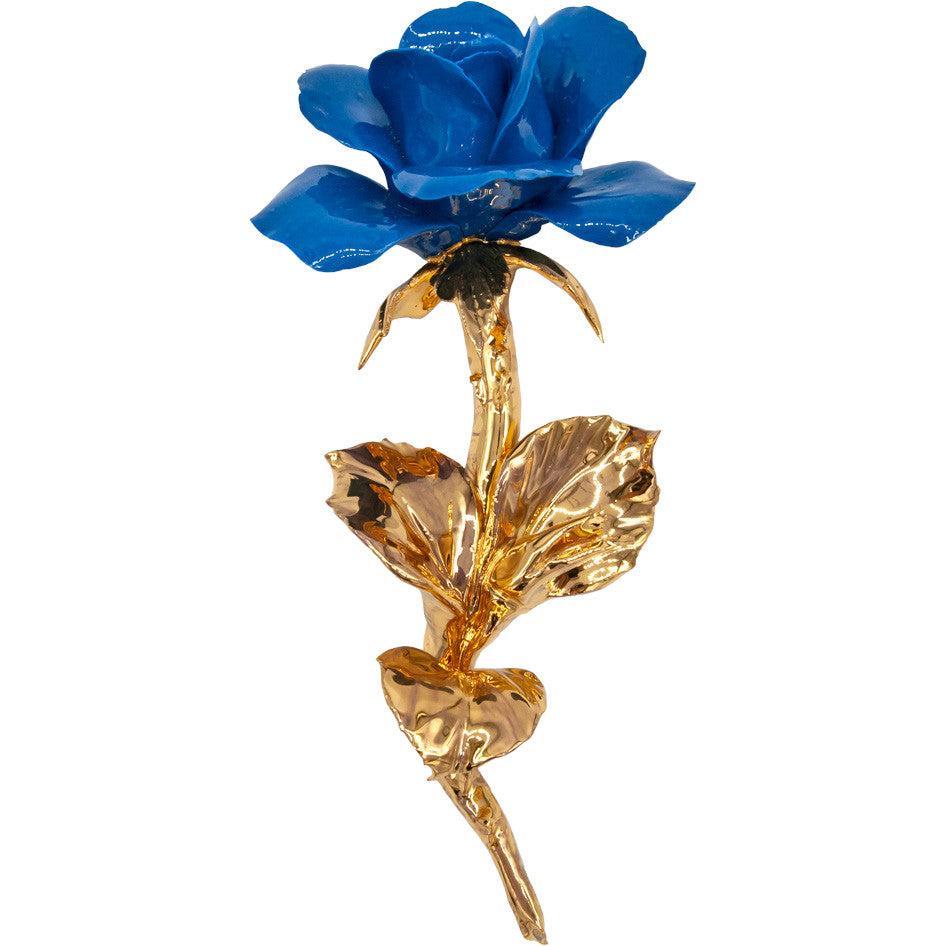 Tallo de oro azul rosa-Tienda del Museo Italia