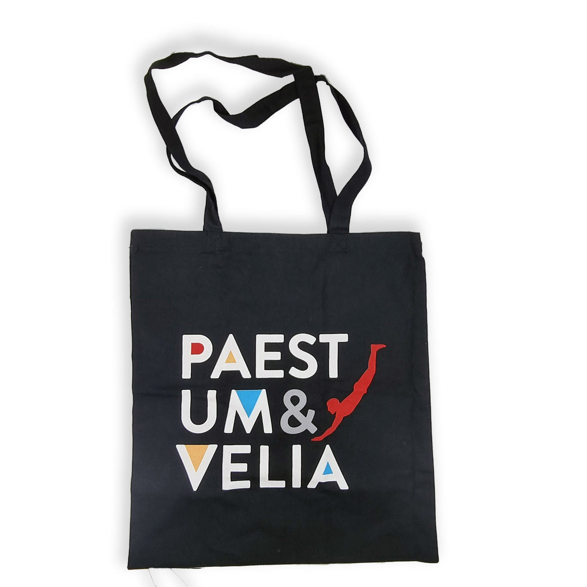 Bolsa Shopper Paestum & Velia – Algodón Negro o Blanco