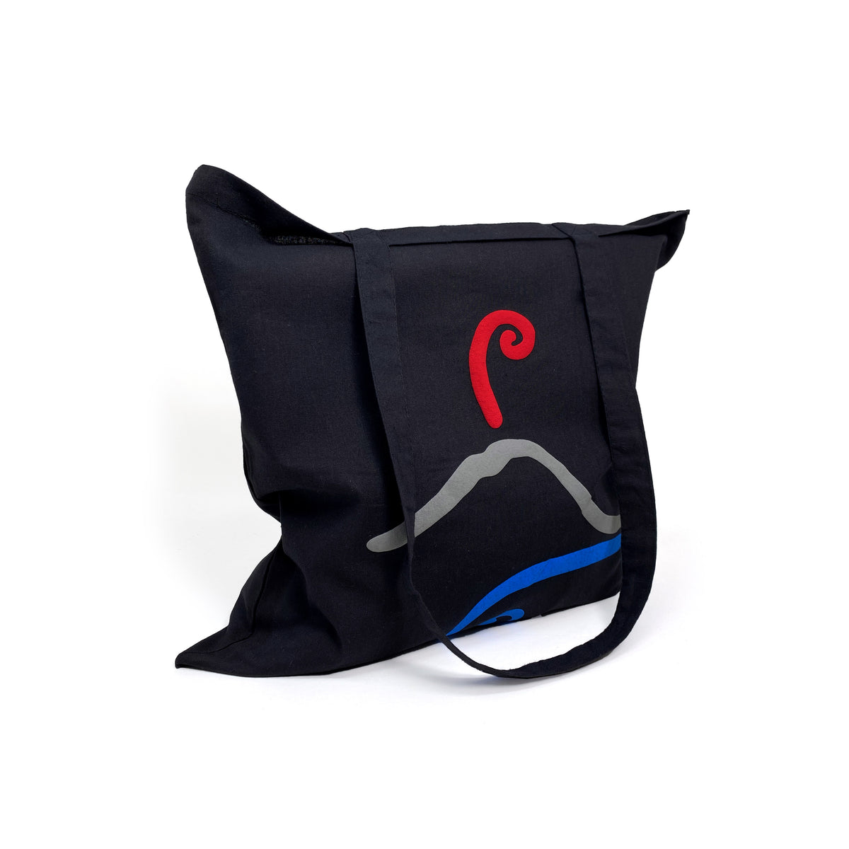 Black Vesuvio eco-friendly cotton bag