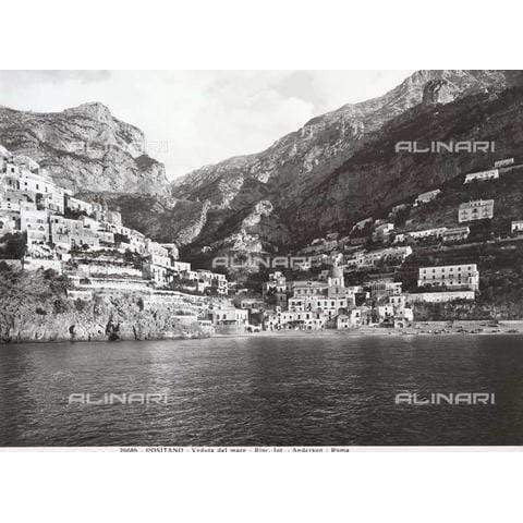 Positano, sea view, photographic print, Alinari - Museum-Shop.it