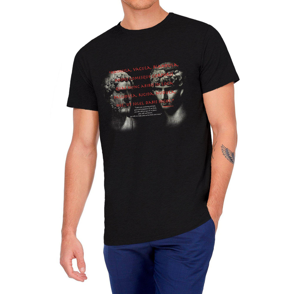 Camiseta de algodón para hombre Hadrianus & Antinous