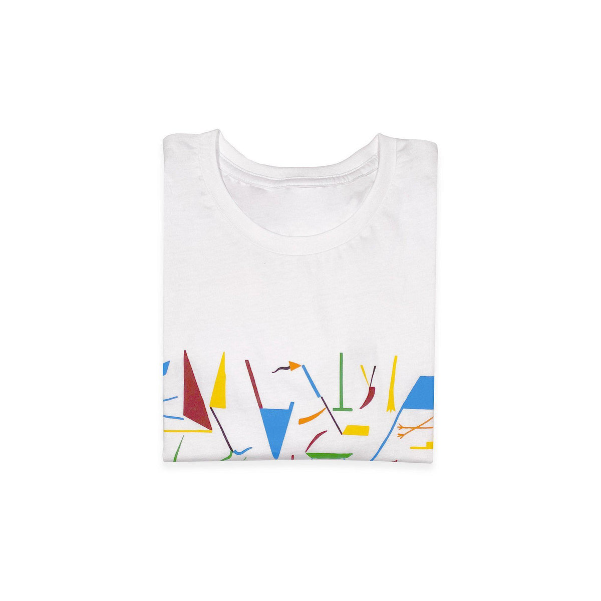 Men's cotton T-shirt inspired by the contemporary art of Mimmo Paladino.