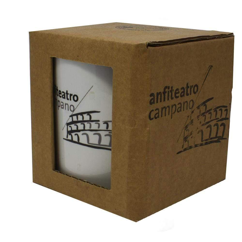 Tazza Anfiteatro Campano nella confezione in cartone con finestra