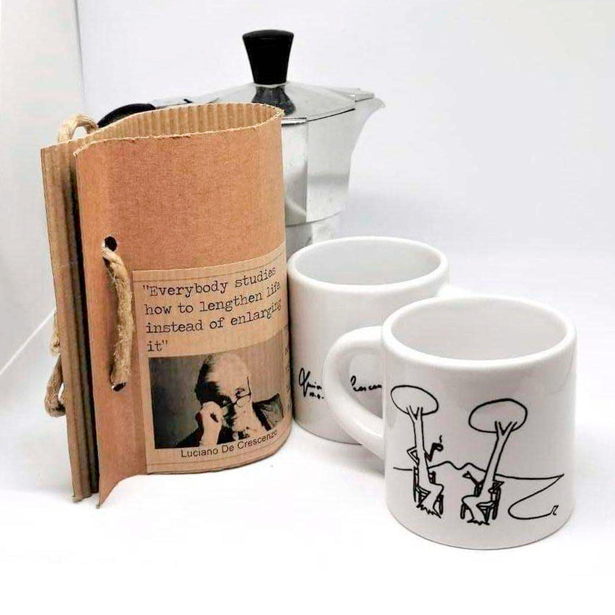 Tazas de café Luciano De Crescenzo