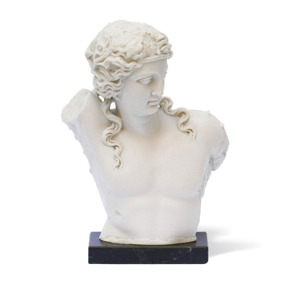 Statua in marmo del Torso di Dionisio  vista frontale